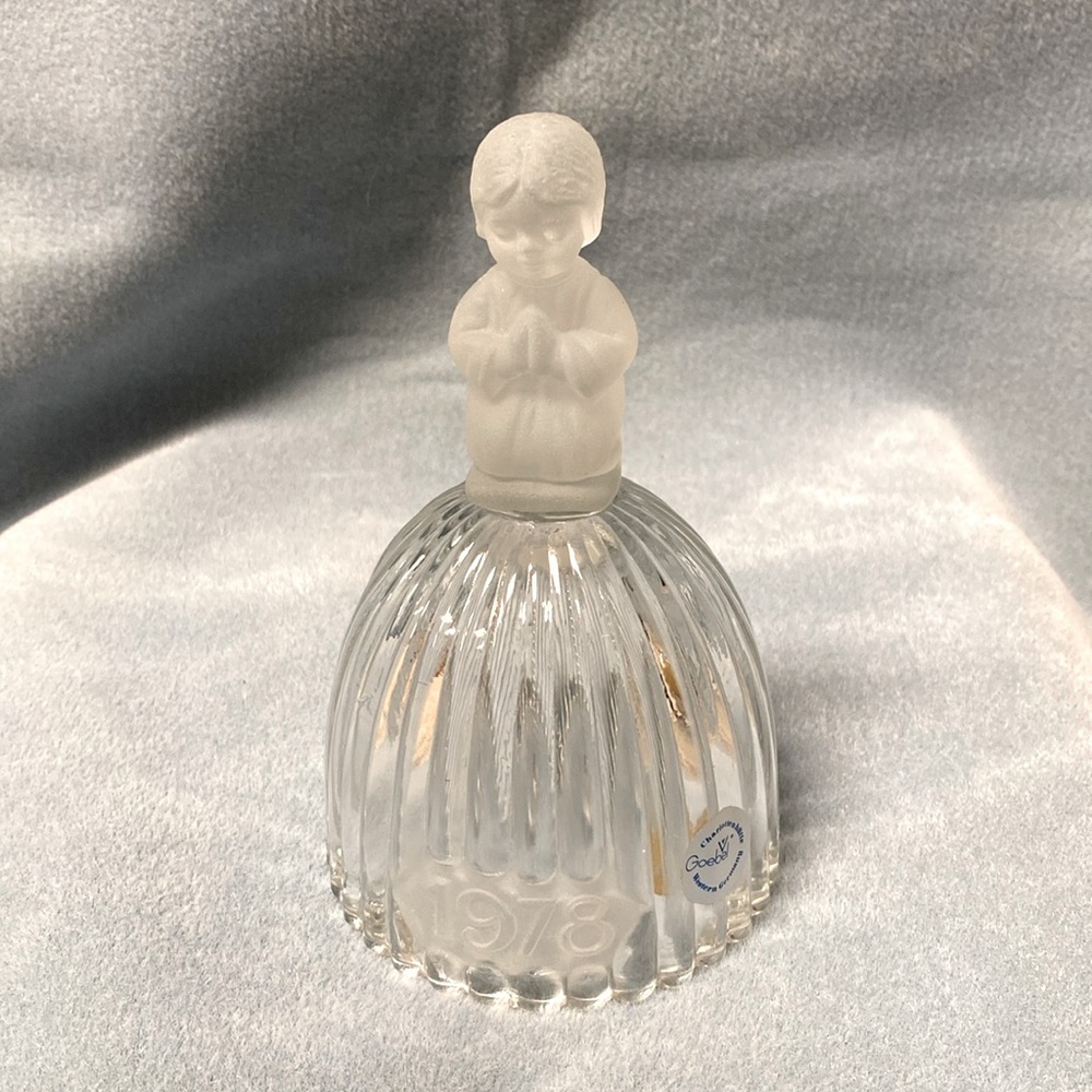 Crystal Glass Bell. Goebel by Charlottenhutte